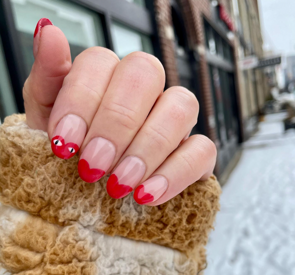 The W Nail Bar Valentine's Day Nails